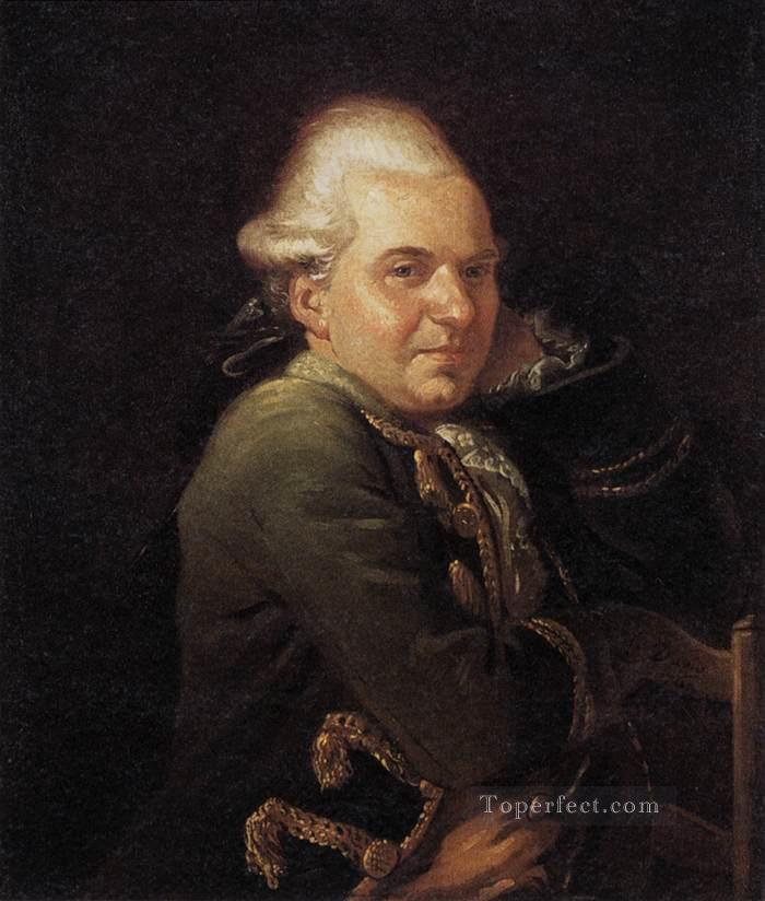 フランソワ・ブロンの肖像 新古典主義 ジャック・ルイ・ダヴィッド油絵